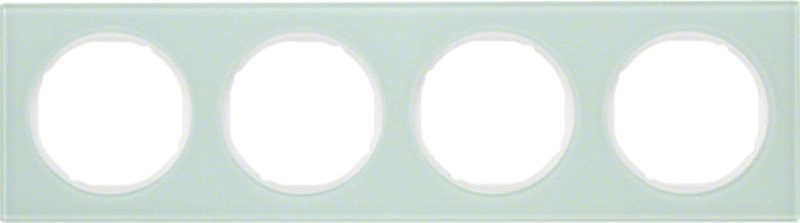 Hager Berker R.3 Quadruple glass