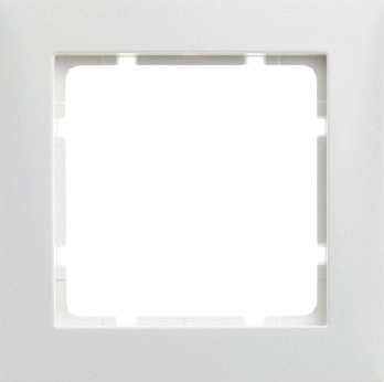 Hager BERKER single frame white -