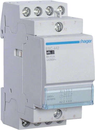 Hager Modular contactor 40A 2Z 2R