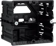Hager GLS5500 mounting kit Black Polyamide