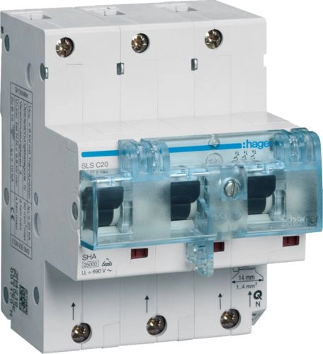 Hager Selective circuit breaker 3P Cs