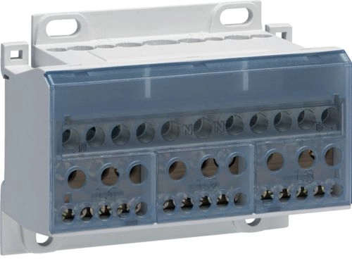 Hager Distribution block 4-pole 100A (KJ02E)