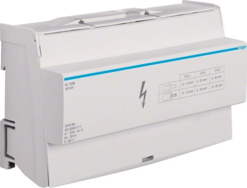 Hager Distribution block 4-pole 125A (KJ125B)