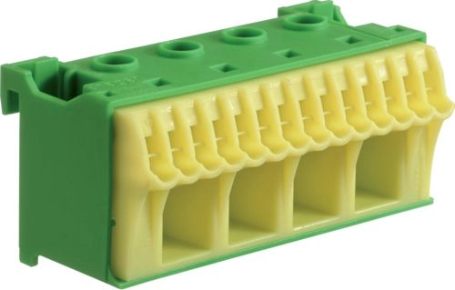 Hager Self-terminating block 63A QC green