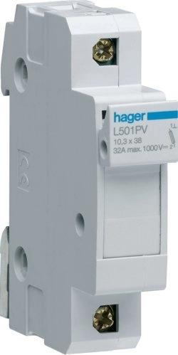 Hager Modular fuse base PV 1P