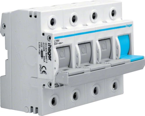 Hager Fuse switch disconnector 3P+N 63A
