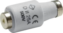 Hager BiWtz fuse insert 25A DII