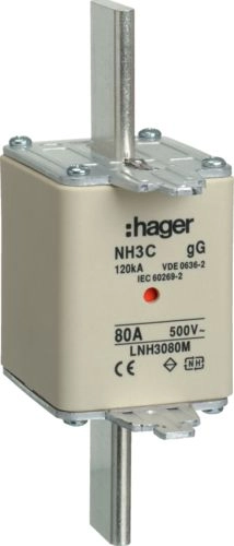 Hager Wkładka bezpiecznika NH3C 80A 500V