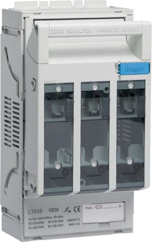 Hager Fuse switch 3P 160A NH00