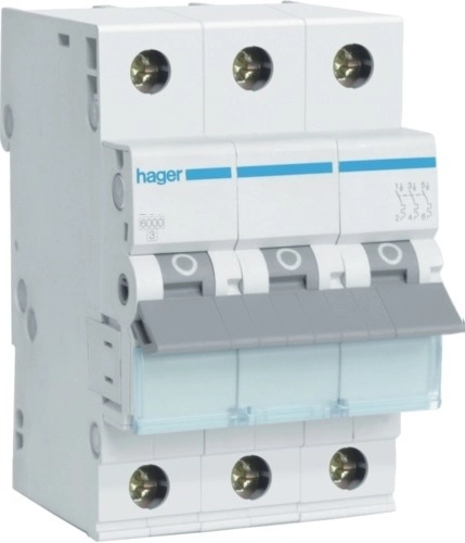 Hager Circuit breaker 3P B 50A