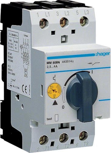 Hager Motor switch 3P 1.5kW