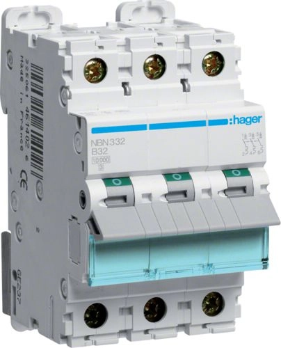 Hager Circuit breaker 3P B 32A