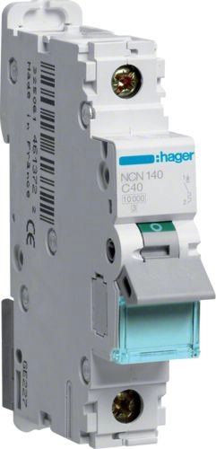Hager Circuit breaker 1P C 40A