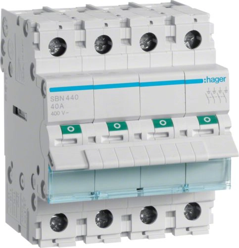 Hager Rozłącznik modułowy 40A 4P (SBN440)