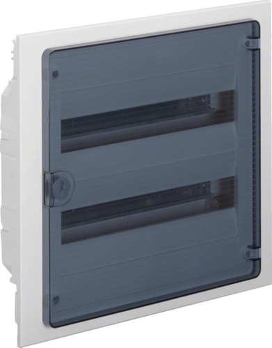 Hager GOLF modular switchgear 2x18  flush-mounted