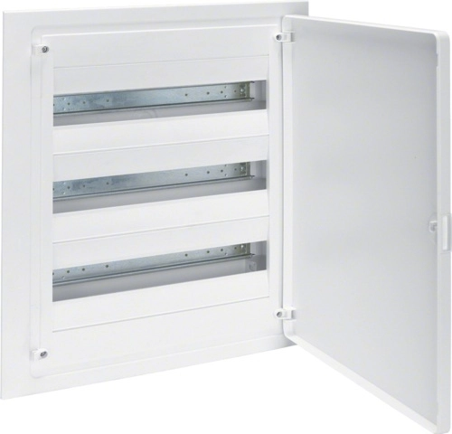 Hager GOLF modular switchgear 3x18  flush-mounted