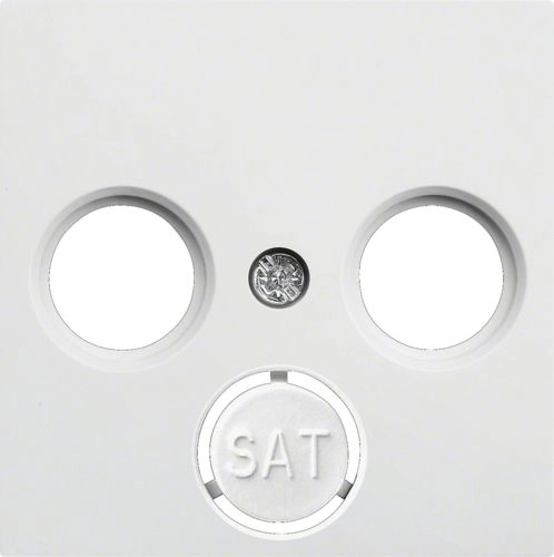 Hager Front plate for RTV-SAT sockets