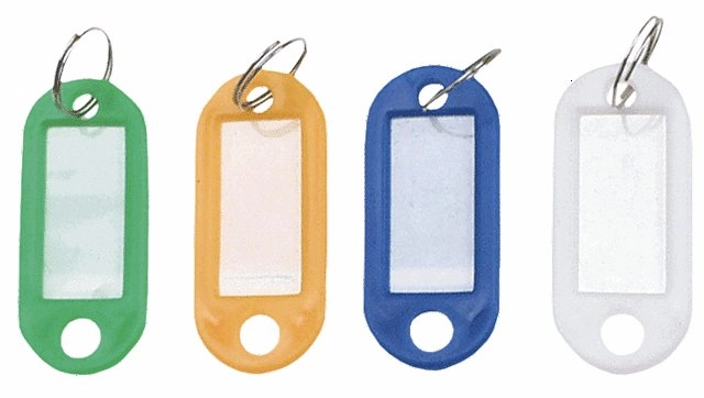 Top Tools Plastic key tags 12