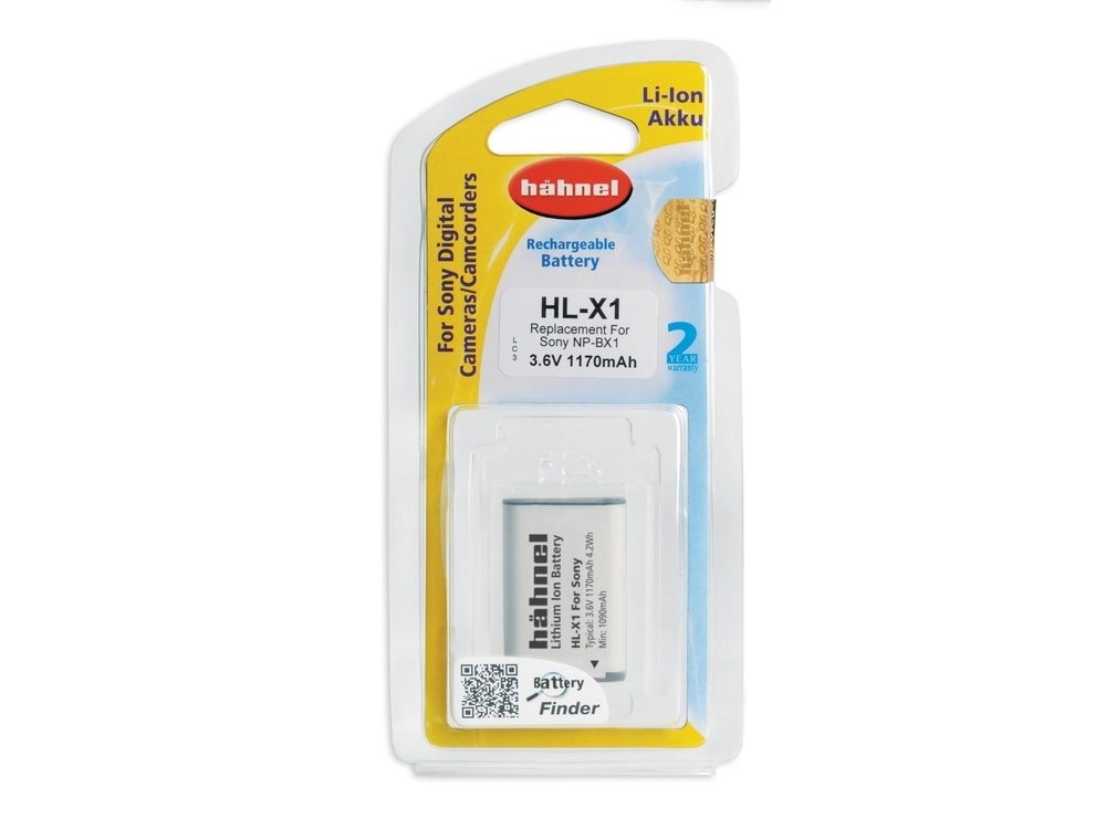 Hahnel HL-X1 Lithium-Ion (Li-Ion) 1170 mAh