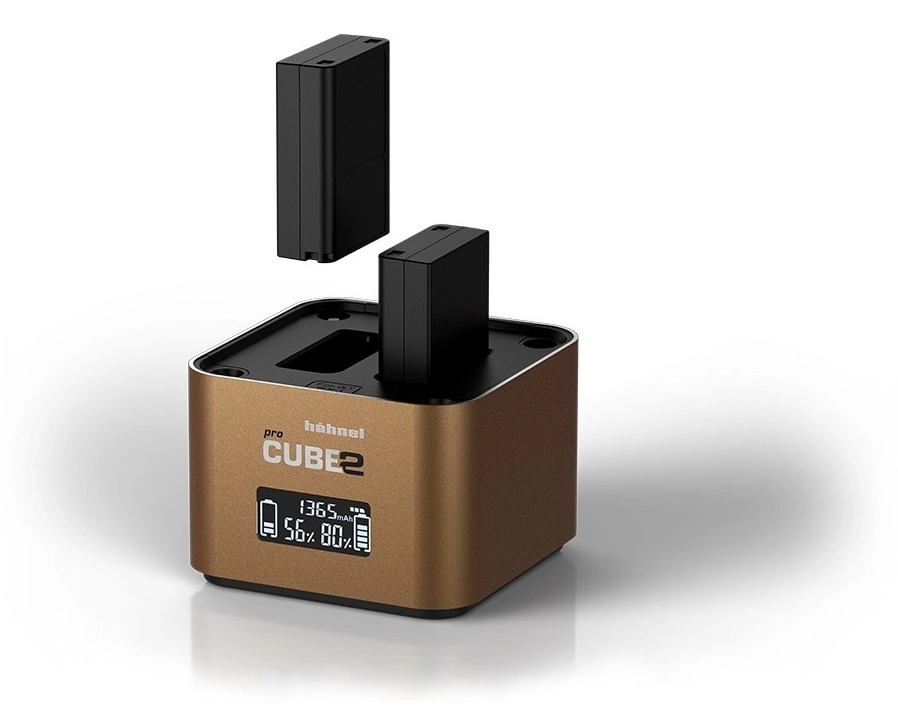 Hahnel ProCube2 Olympus battery charger Action