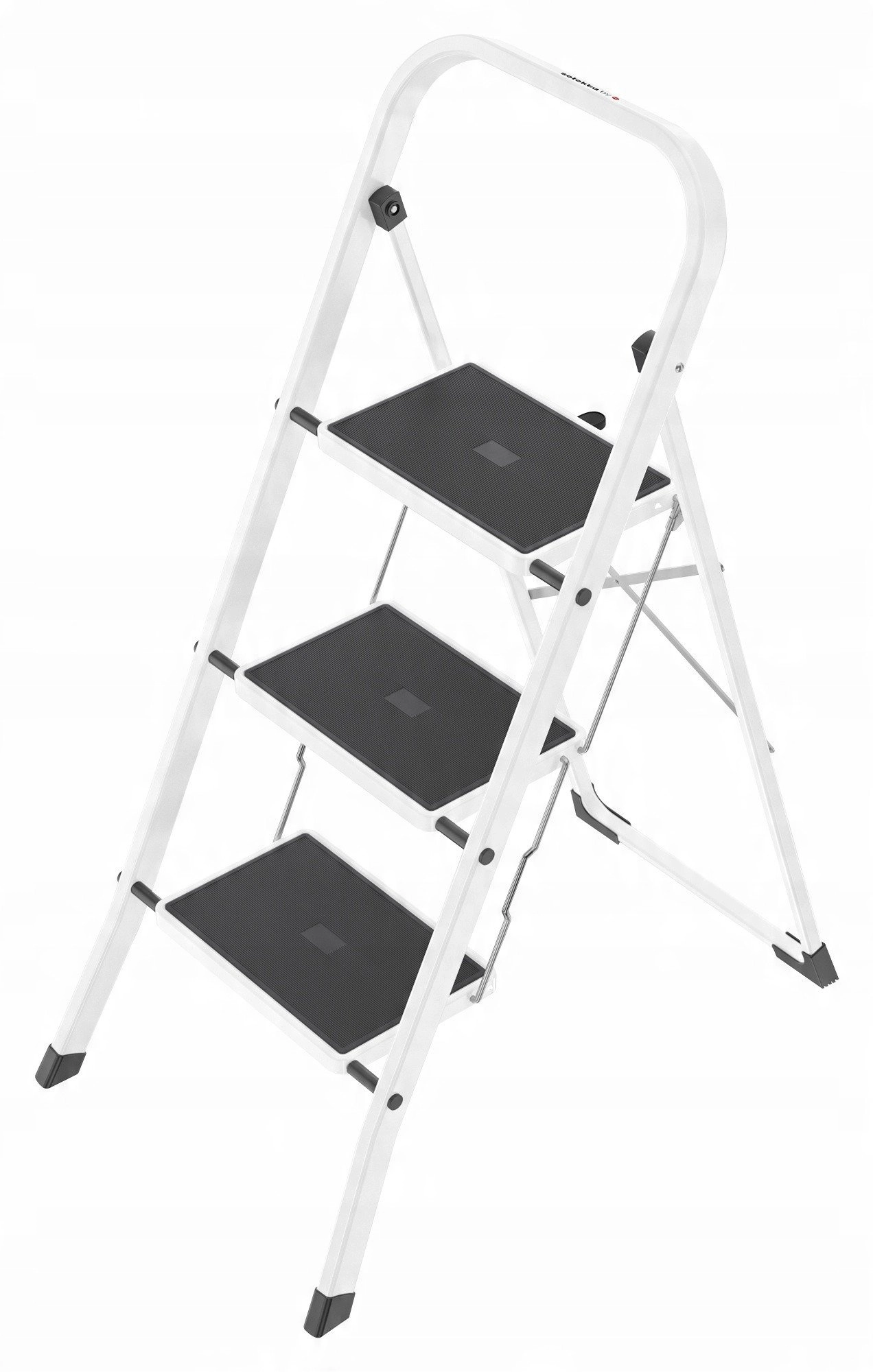 Folding stepladder K40 BasicLine / steel