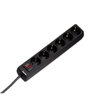 Hama 00030394 surge protector Black 6