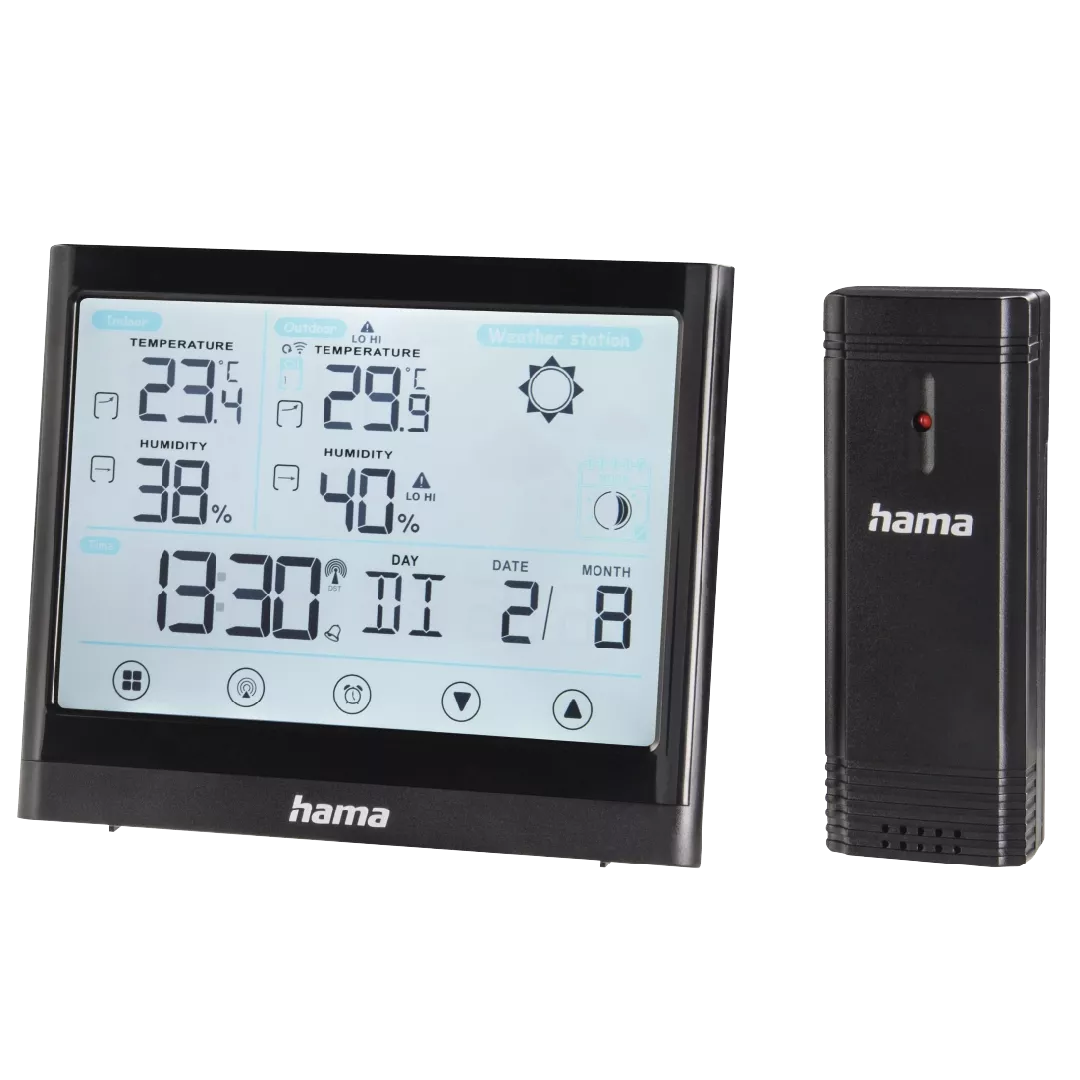 Hama Full Touch Black LED Battery