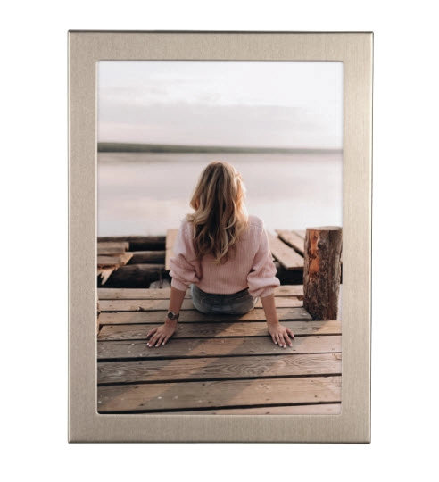 Hama Riva Single picture frame Titanium