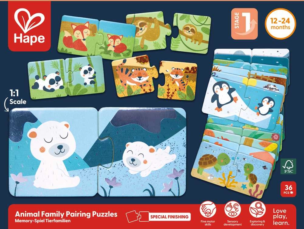 HAPE Animal Family Jigsaw Puzzle  36