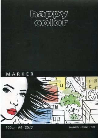Happy Color A4 25k white marker