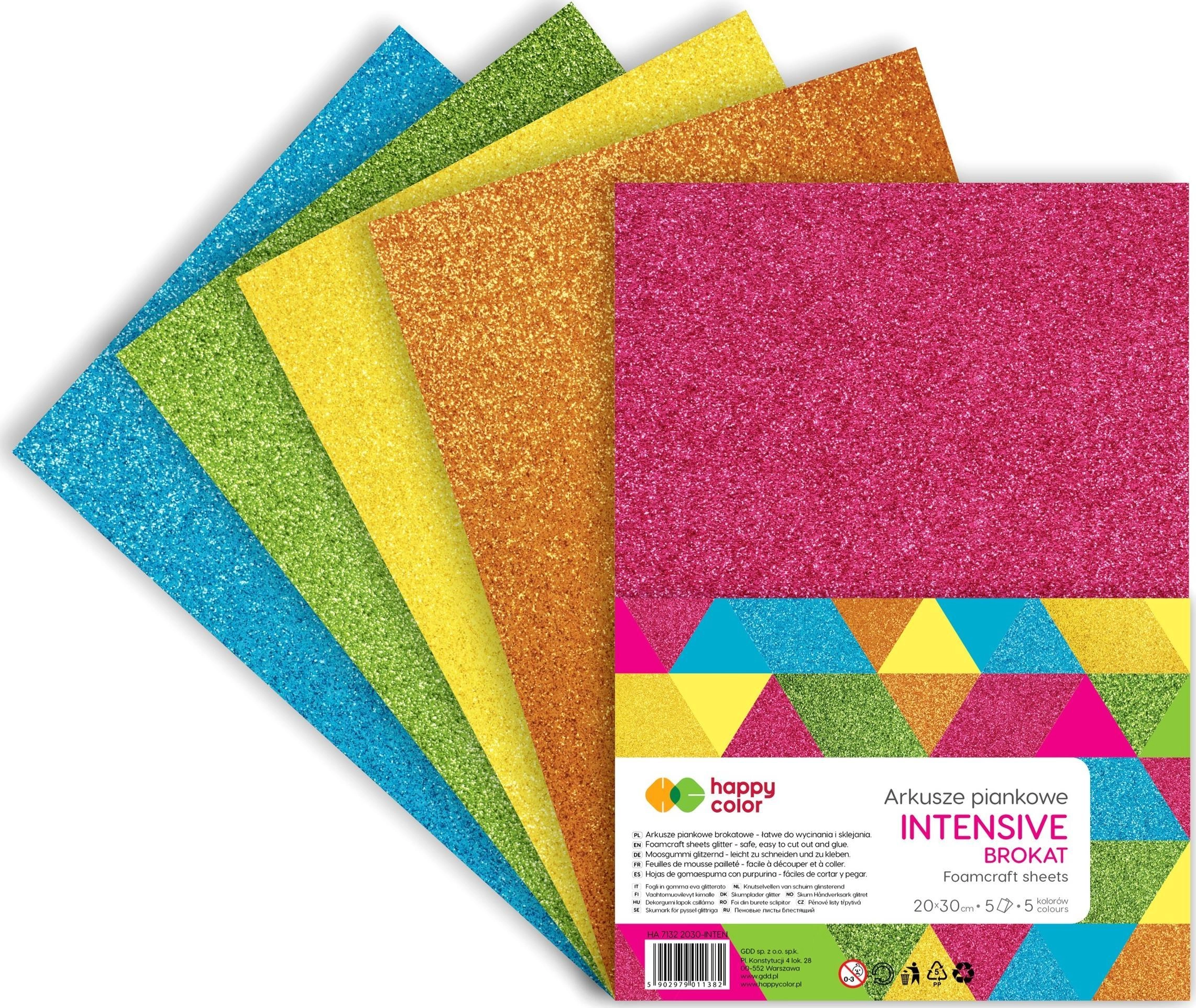 A4 Intensive glitter foam sheets 5