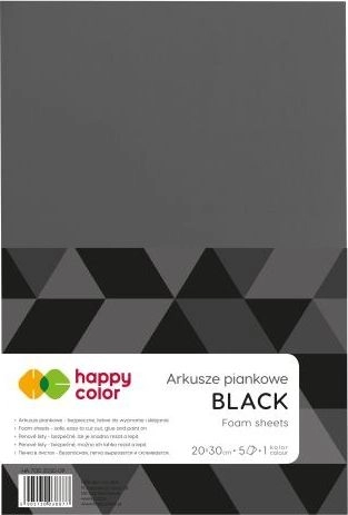 A4 foam sheets 5 pcs black