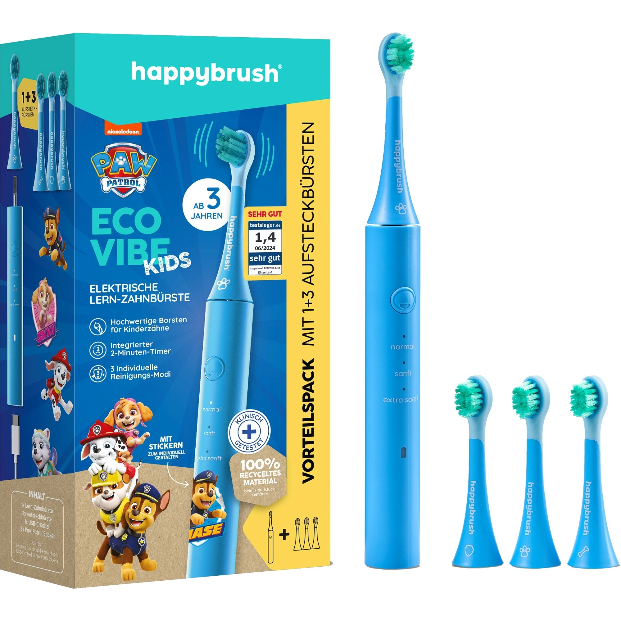 Happybrush Eco Vibe Kids  child  vibrating