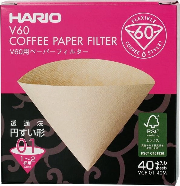 Hario Misarashi brown paper filters -