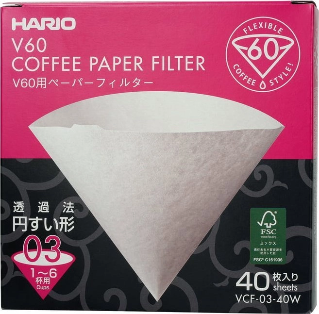 Hario Drip paper filters V60-03 -