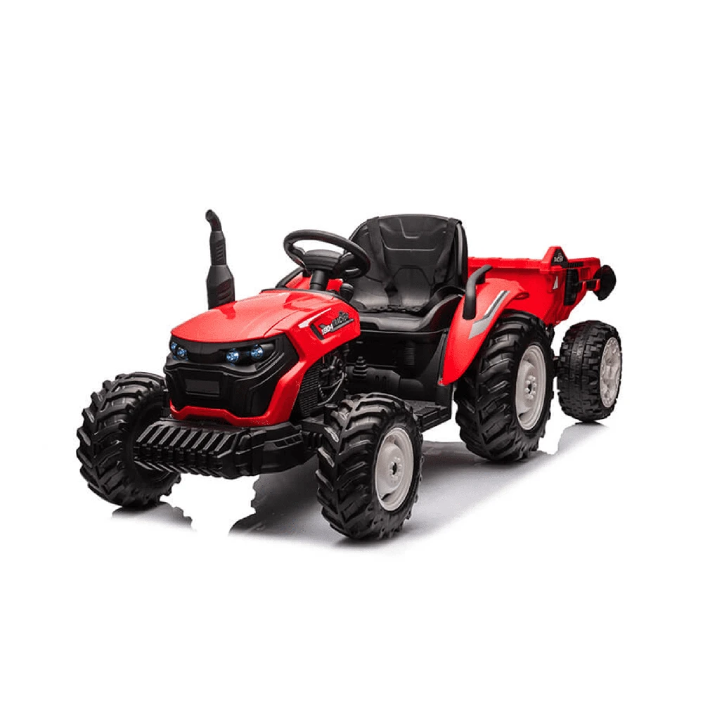 KIDS ELEC TRACTOR WITH TRAILER HATIS