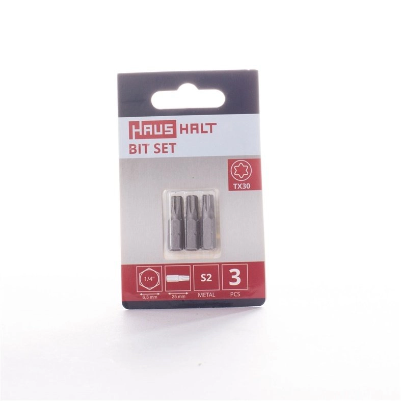 SCREWDRIVER BIT TX30X25MM 3PCS 15773119 TX30X25(3)