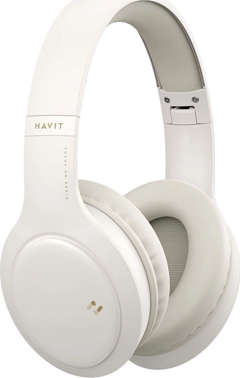 Havit H633BT wireless on-ear headphones (beige)