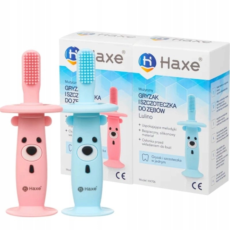 Haxe HAXE-LULINO CHILDREN`S TEETHER BRUSH BLUE