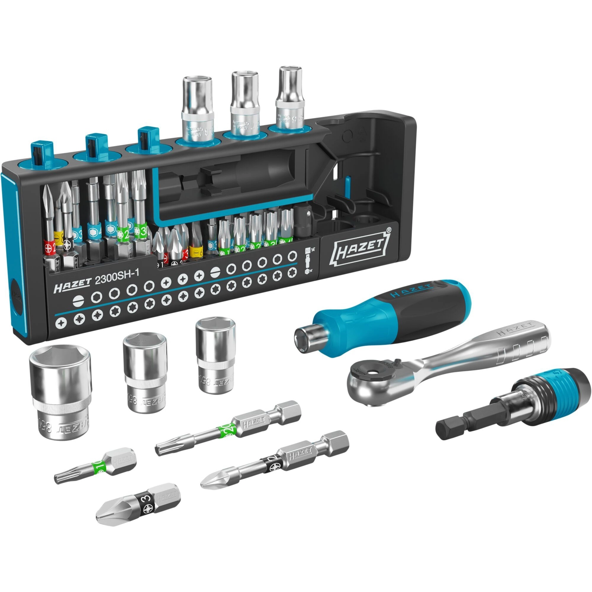HAZET SmartHolder 2300SH-1 Bit-Set 39teilig Schlitz