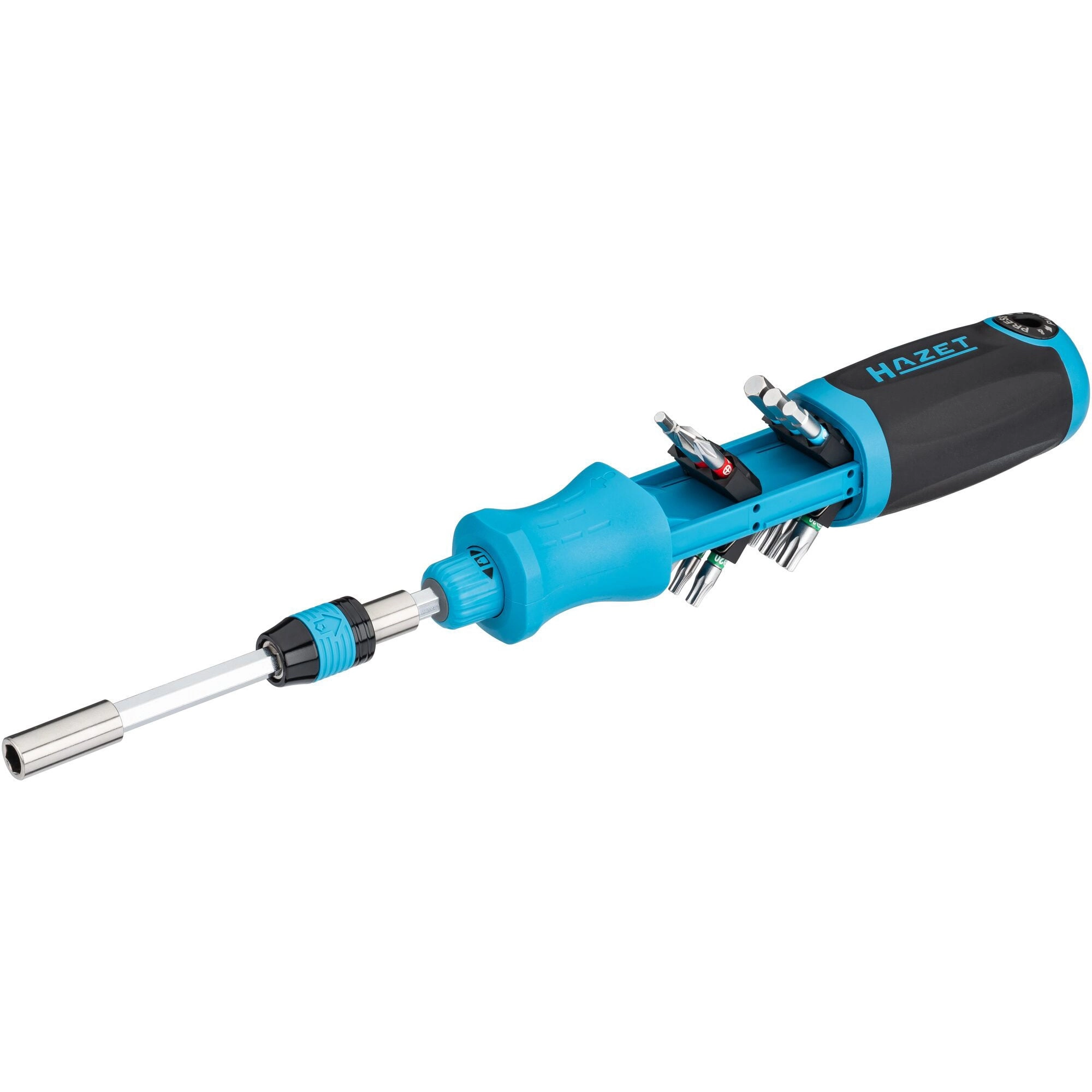 Hazet Bit ratchet screwdriver 811R-4 (blue/black