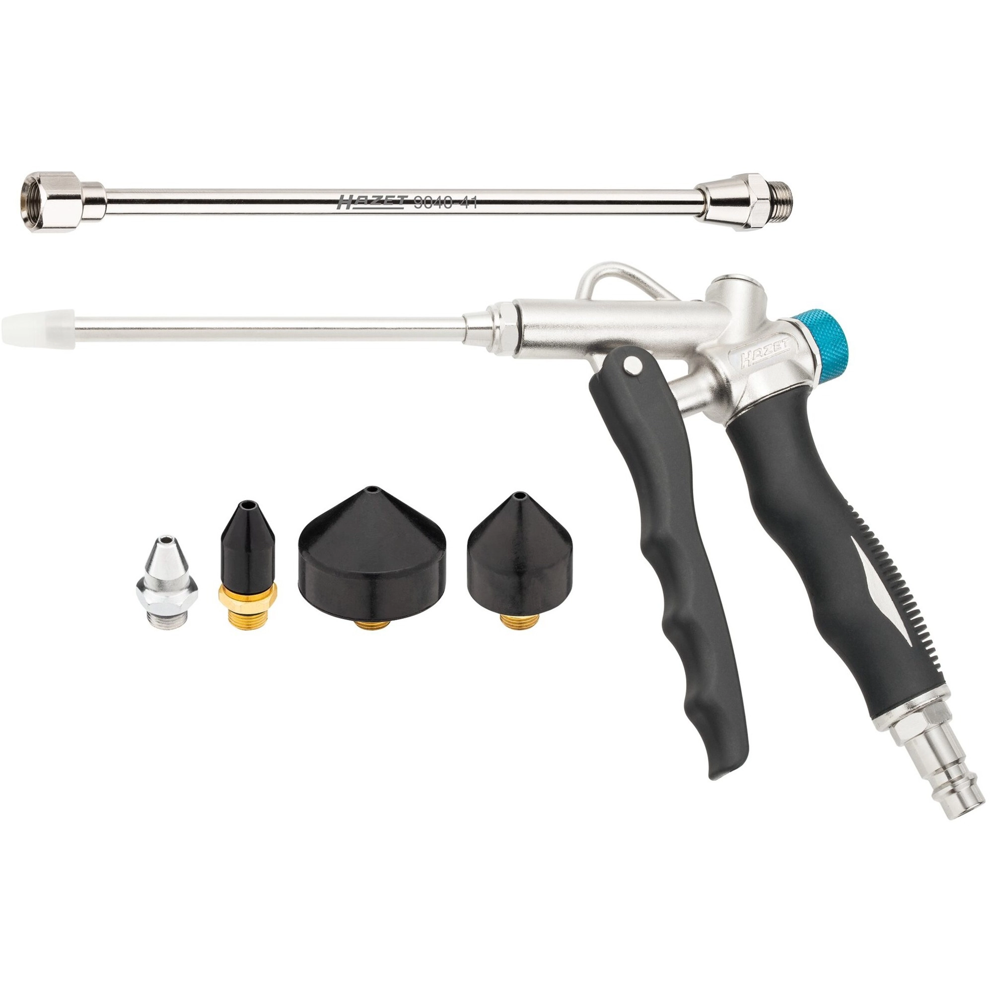 Hazet blow-out gun with cone set
