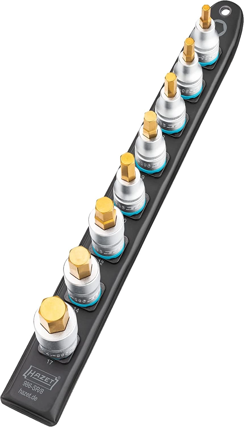 Hazet SmartRail 1/2 socket set  hexagon