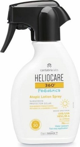 Baby suntan lotion spray for sensitive