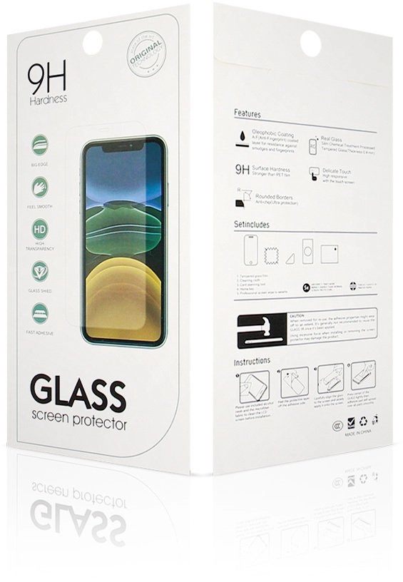 Hello Case 2.5D tempered glass