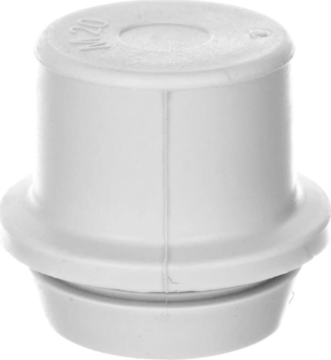 Hensel Gland 20mm light gray plastic