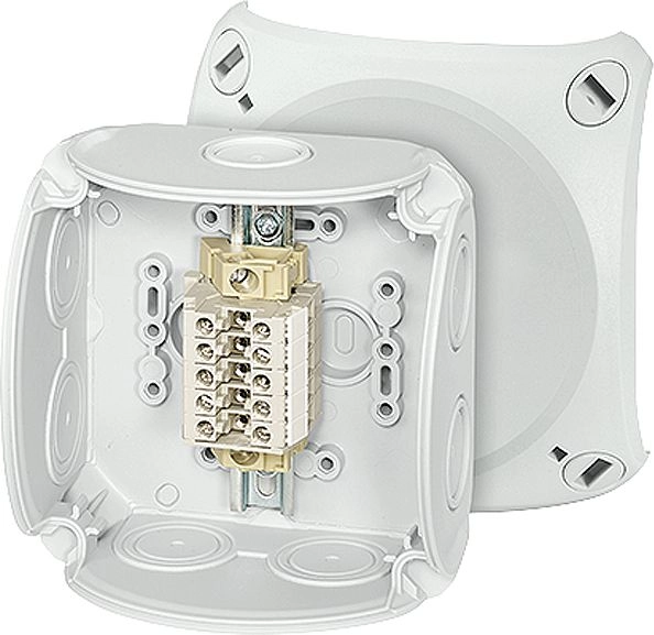 Hensel Junction box 104x104x70 5x4mm2 CU/AL