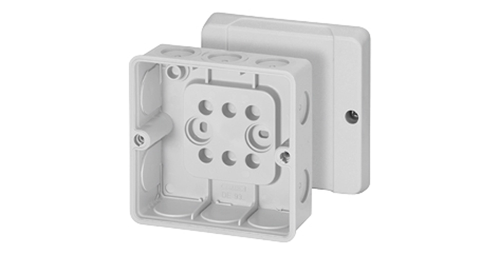Hensel Junction box 98x98x52mm gray -