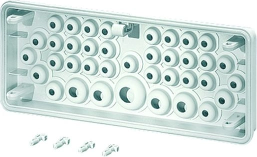 Hensel Grommet plate 38 x membrane