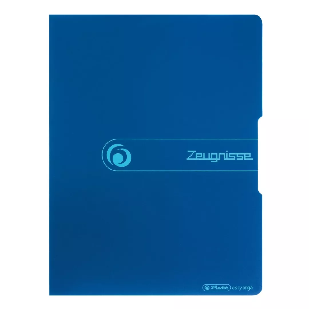 Herlitz Zeugnisse Polypropylene (PP) Blue A4